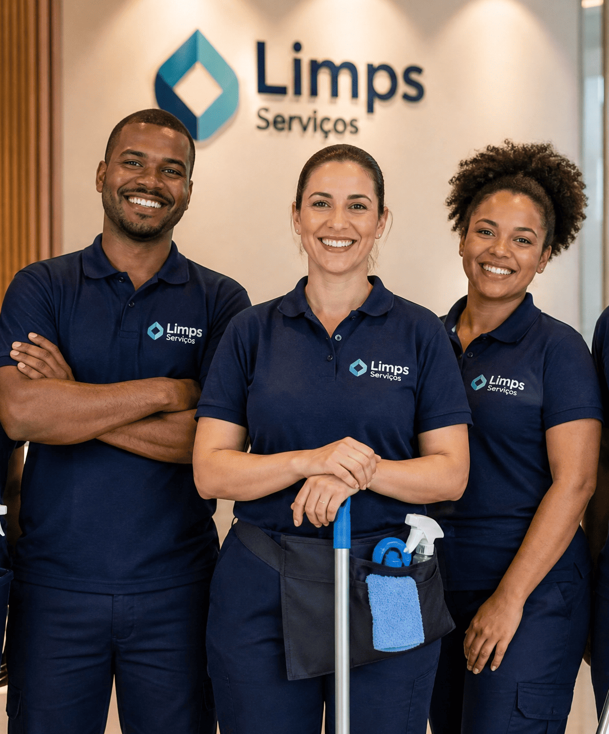Equipe Limp's Serviços em treinamento